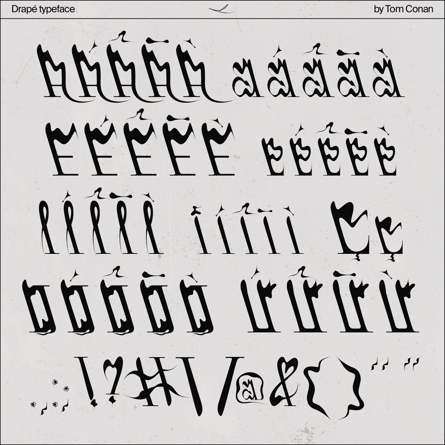 Drapé Typeface Personal License