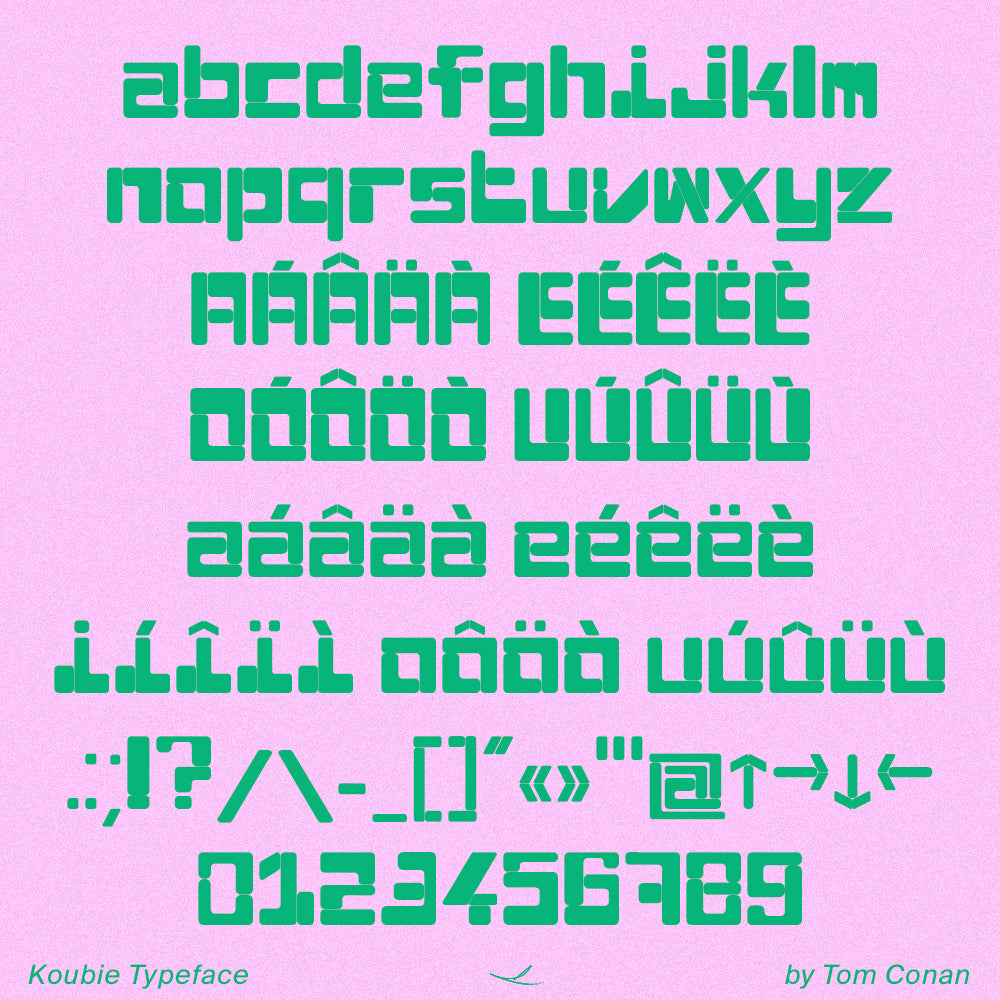Koubie Typeface Personal License
